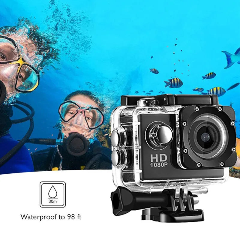 4K Ultra HD Action Camera 3MP 900mAh Underwater Waterproof