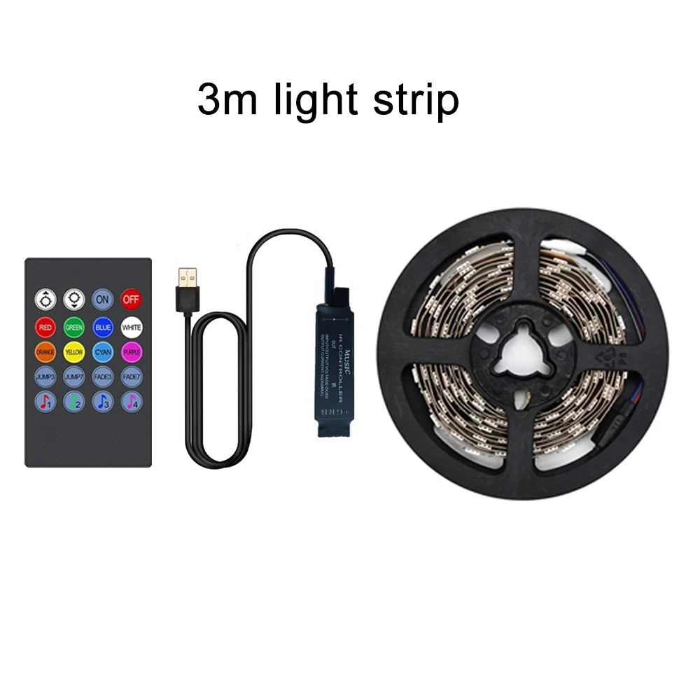 TV Backlight Music Sync USB Powered LED Strip Light