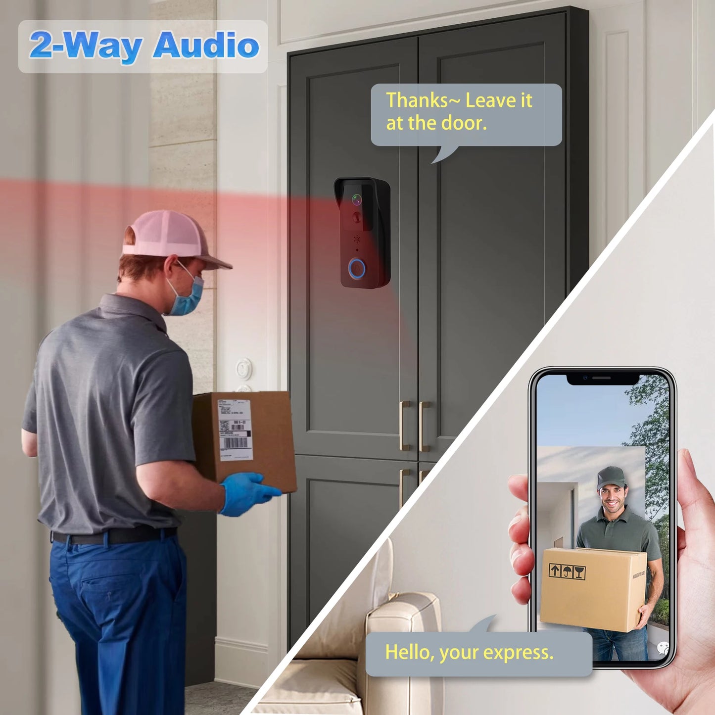WiFi Video Doorbell 1080P