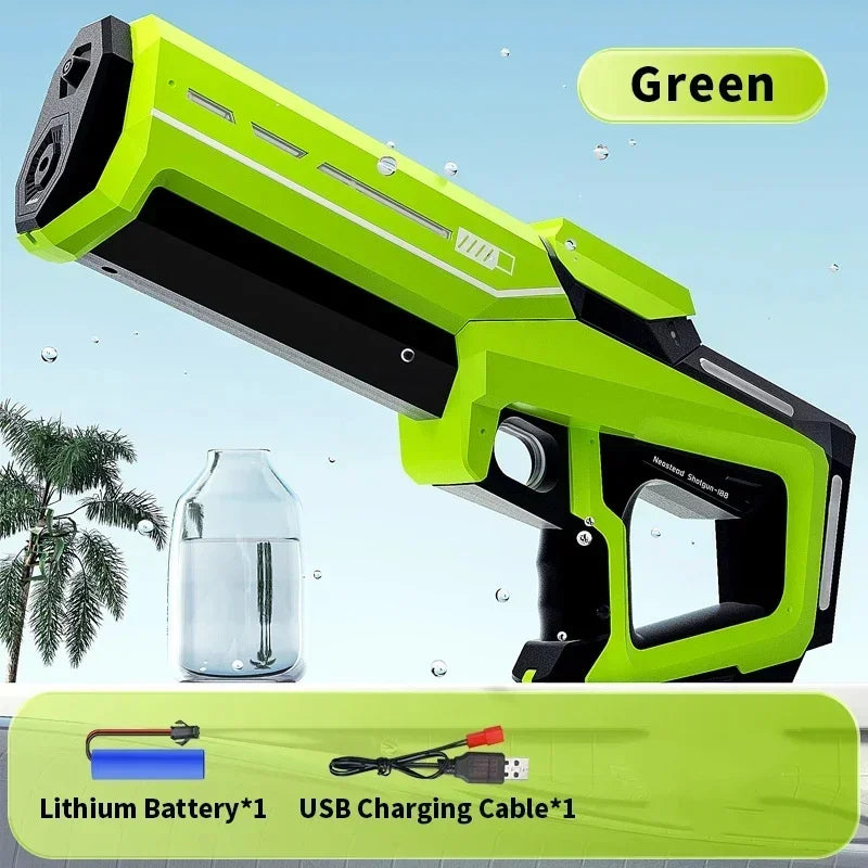 Automatic water absorbing electric water gun