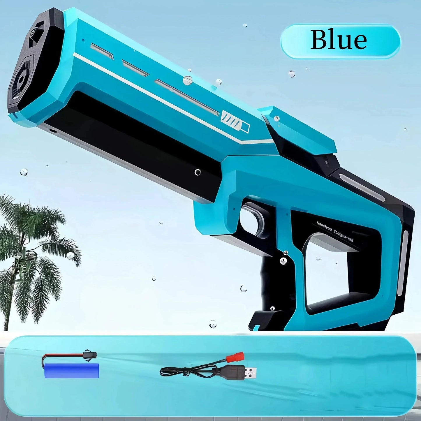 Automatic water absorbing electric water gun