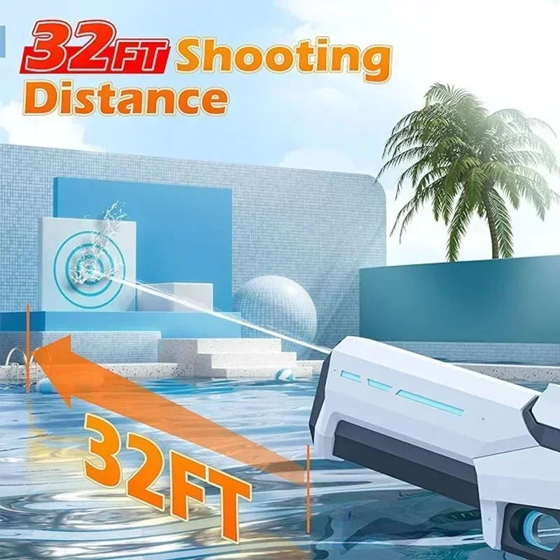 Automatic water absorbing electric water gun