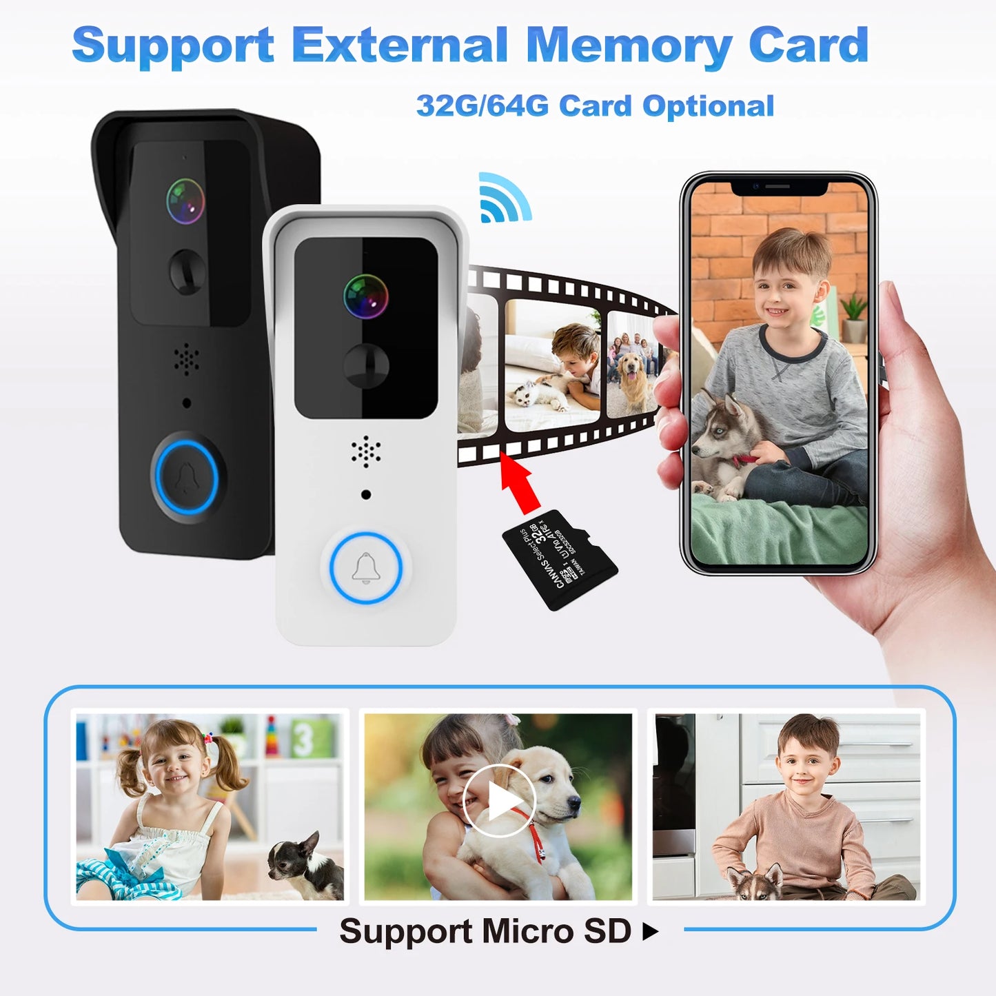 WiFi Video Doorbell 1080P
