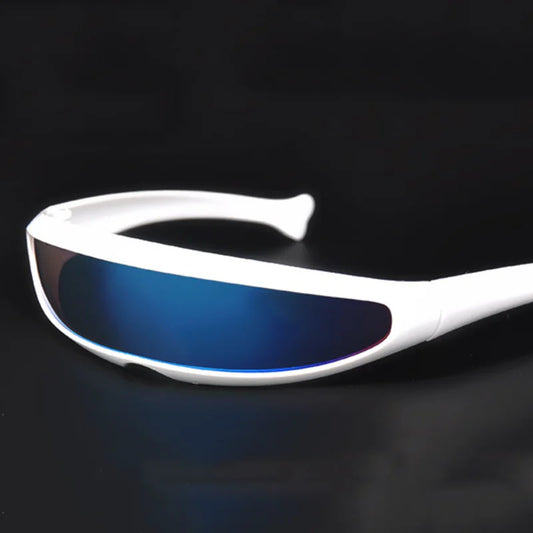 New Futuristic Narrow Cyclops Sunglasses Laser Eyeglasses UV400