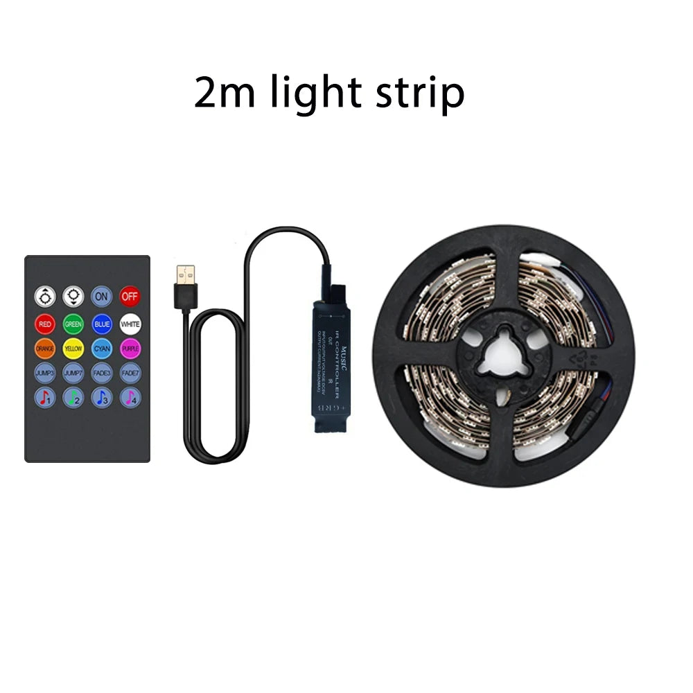 TV Backlight Music Sync USB Powered LED Strip Light