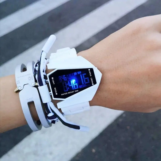 Multi-function aircraft watch junior high school students