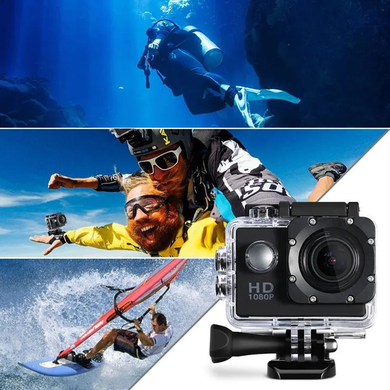4K Ultra HD Action Camera 3MP 900mAh Underwater Waterproof